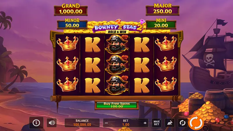 Bounty of the Seas 2 Hold and Win