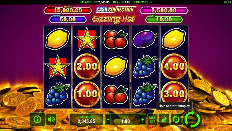 Cash Connection Sizzling Hot