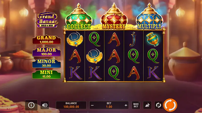 Grand Bazaar Hold and Win
