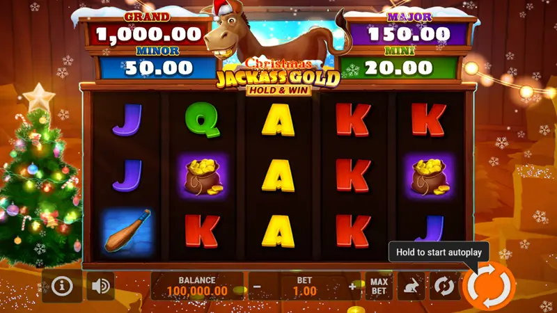 Jackass Gold Hold and Win Christmas