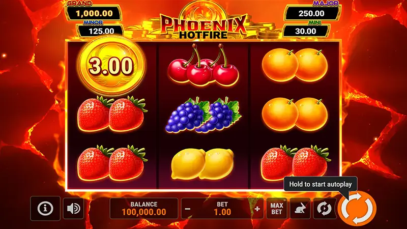 Phoenix Hotfire Hold and Win