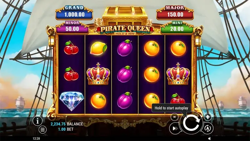 Pirate Queen Hold and Win