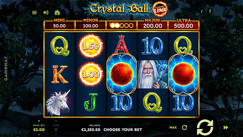 Crystal Ball Flaming Link