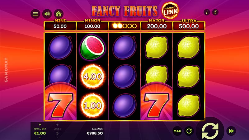 Fancy Fruits Flaming Link