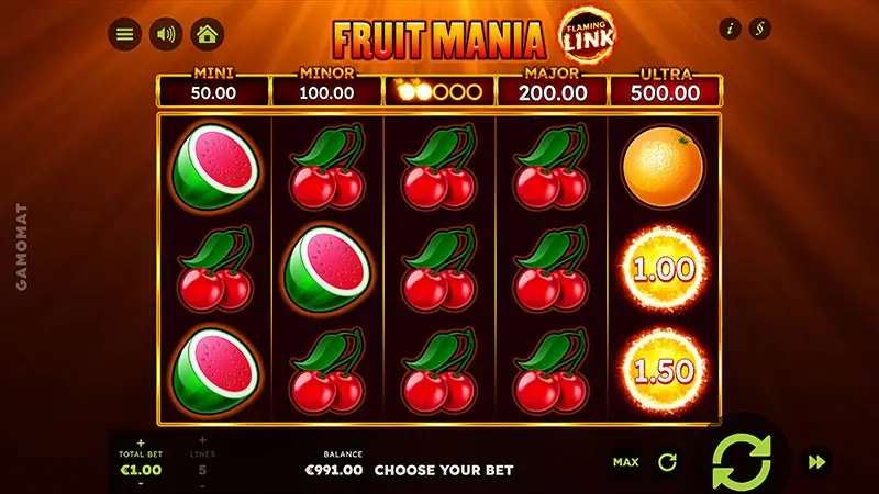Fruit Mania Flaming Link