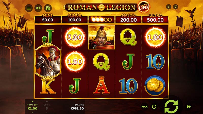 Roman Legion Flaming Link