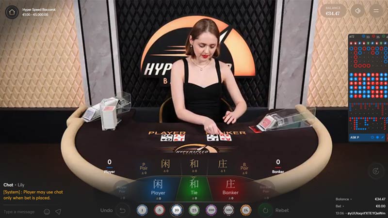Hyper Speed Baccarat
