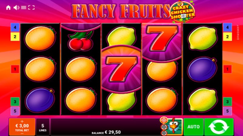 Fancy Fruits Crazy Chicken Shooter