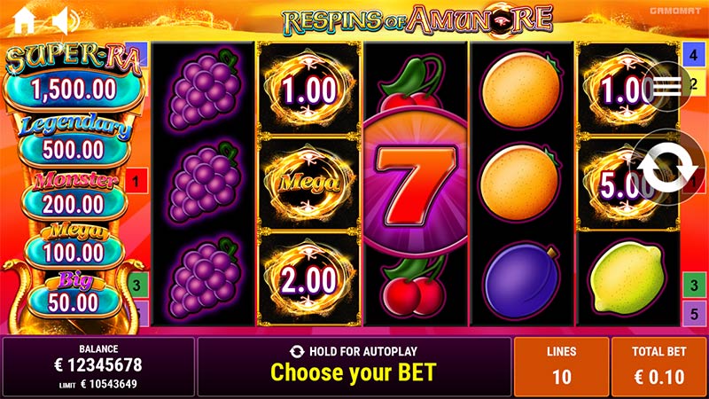 Fancy Fruits Respins of Amun Re