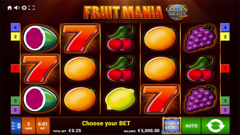 Fruit Mania Golden Nights