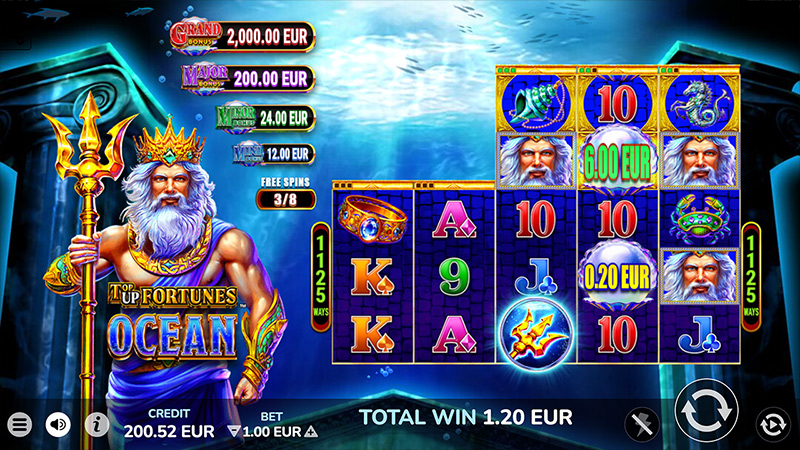 Top Up Fortunes Ocean