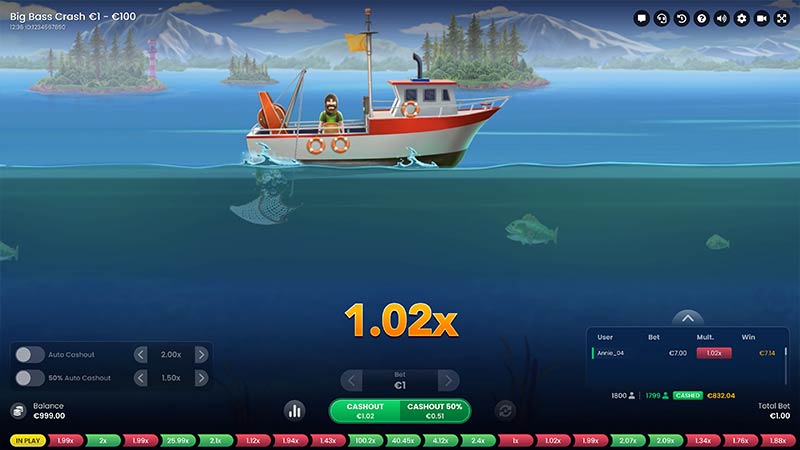 Big Bass Crash