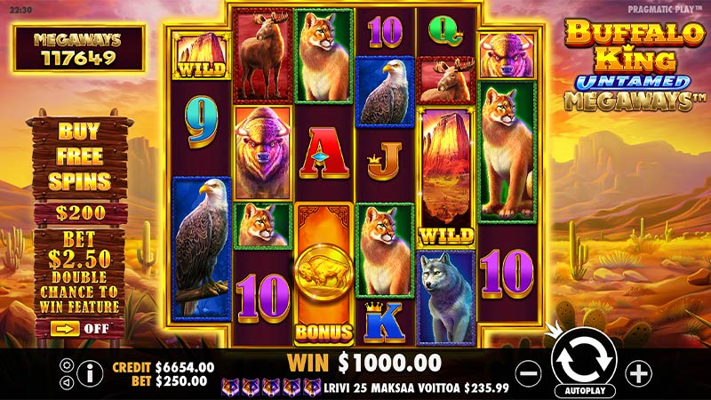 Buffalo King Untamed Megaways