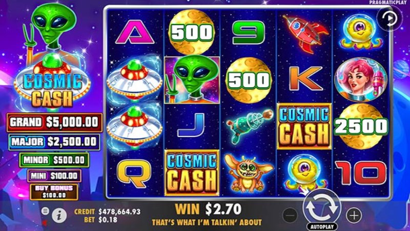 Cosmic Cash