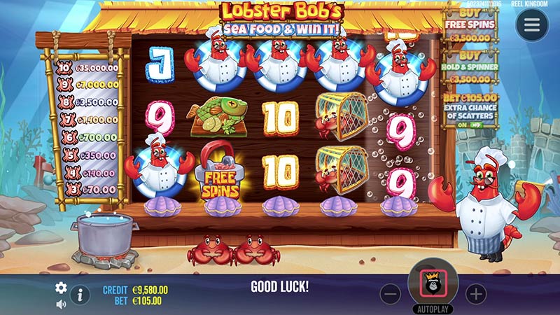 Lobster Bobs Sea Food and Win It
