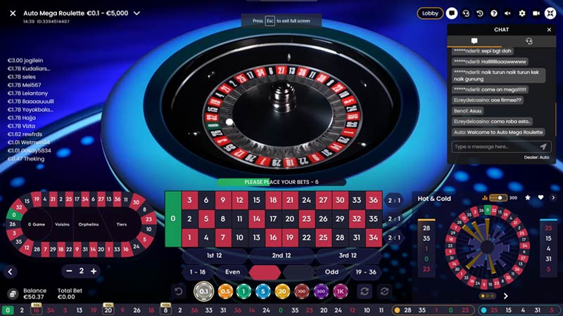 Auto Mega Roulette