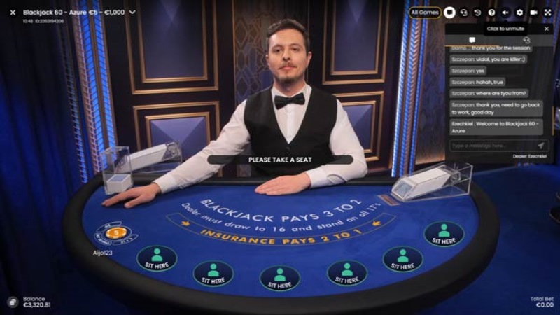 Blackjack 60 Azure