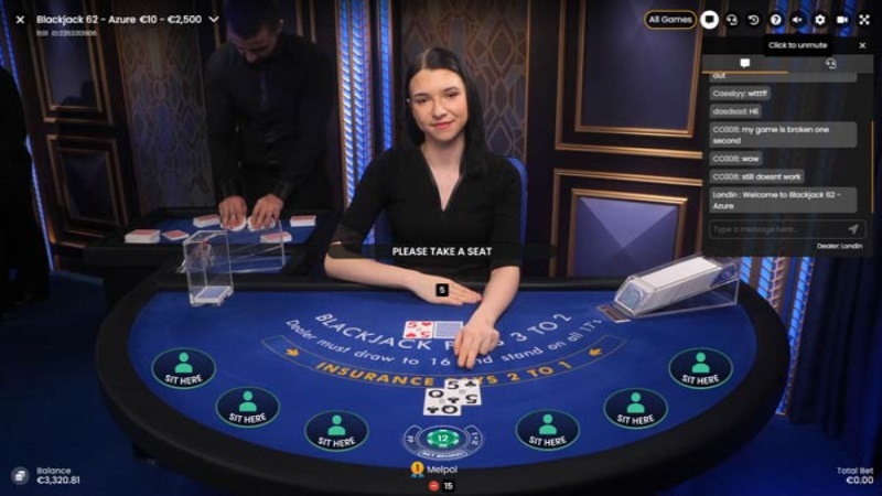 Blackjack 62 Azure