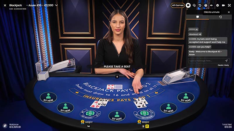 Blackjack 93 Azure