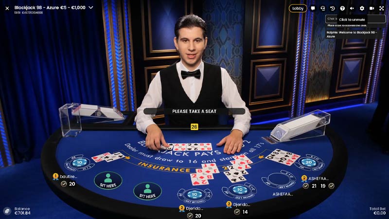Blackjack 98 Azure
