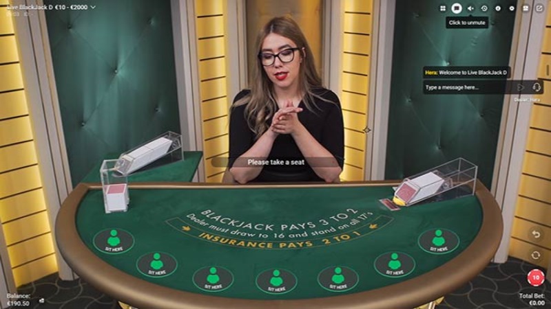 Live Blackjack B