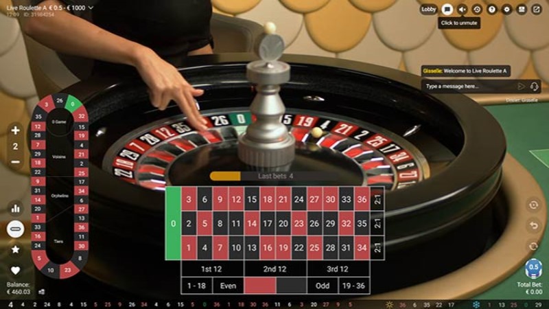 Live Roulette A