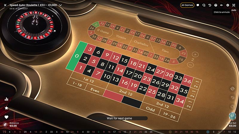 Speed Auto Roulette
