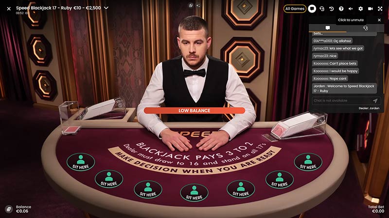 Speed Blackjack 17 Ruby