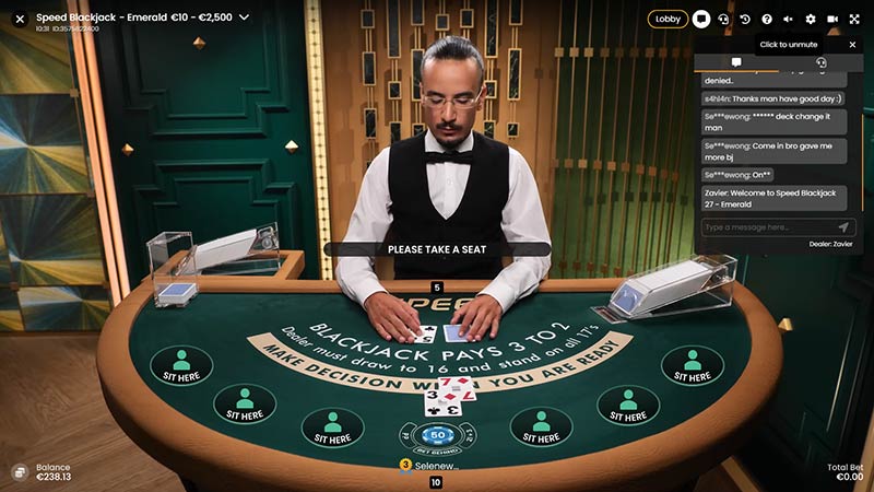 Speed Blackjack 26 Emerald