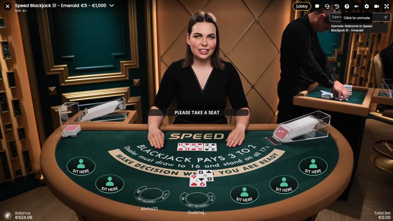 Speed Blackjack 31 Emerald