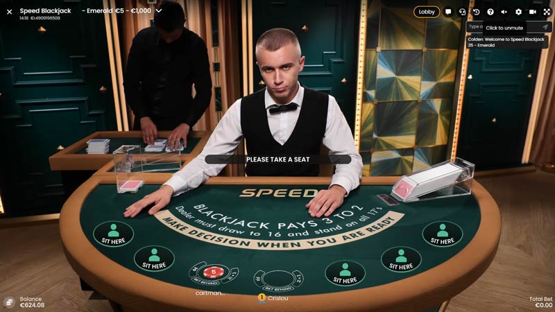 Speed Blackjack 42 Emerald