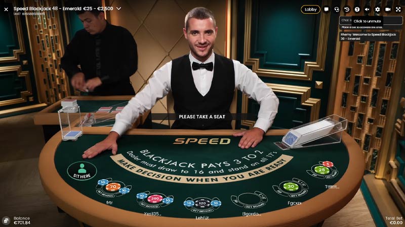 Speed Blackjack 48 Emerald