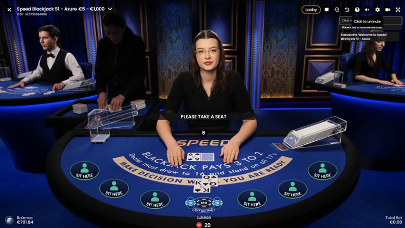 Speed Blackjack 51 Azure