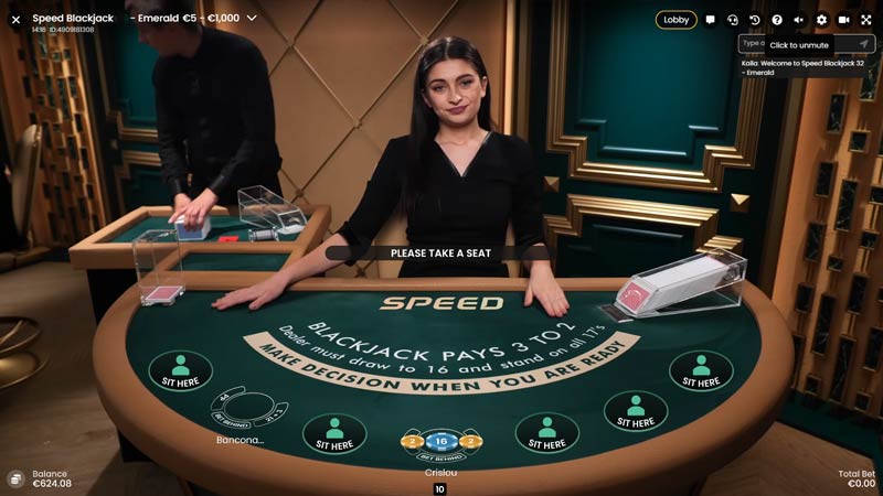 Speed Blackjack 57 Emerald