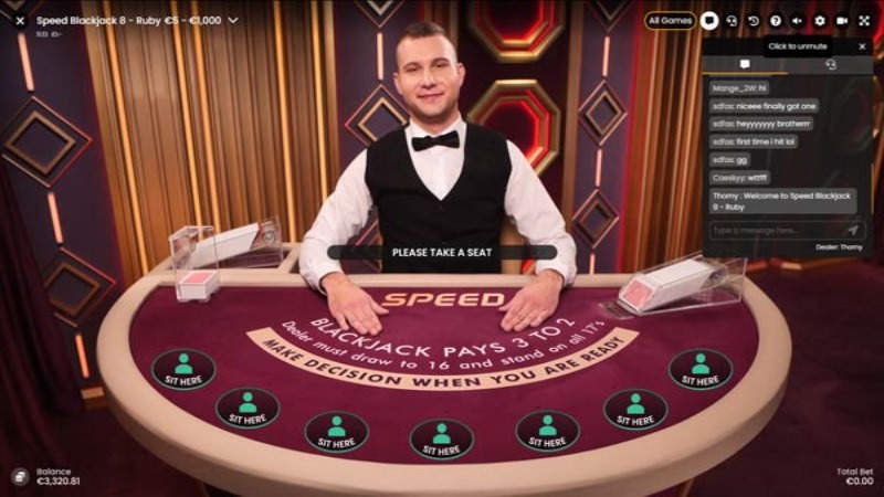 Speed Blackjack 8 Ruby