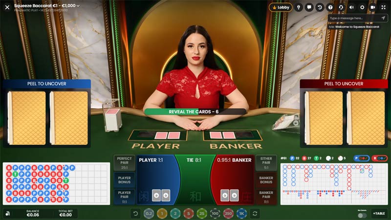 Squeeze Baccarat