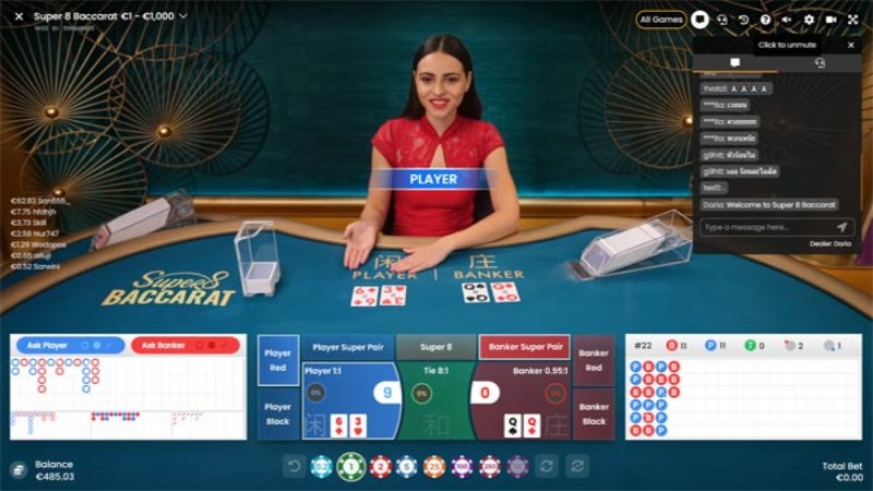 Super 8 Baccarat