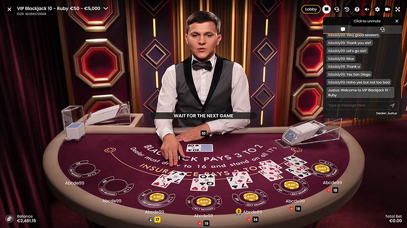VIP Blackjack 10 Ruby