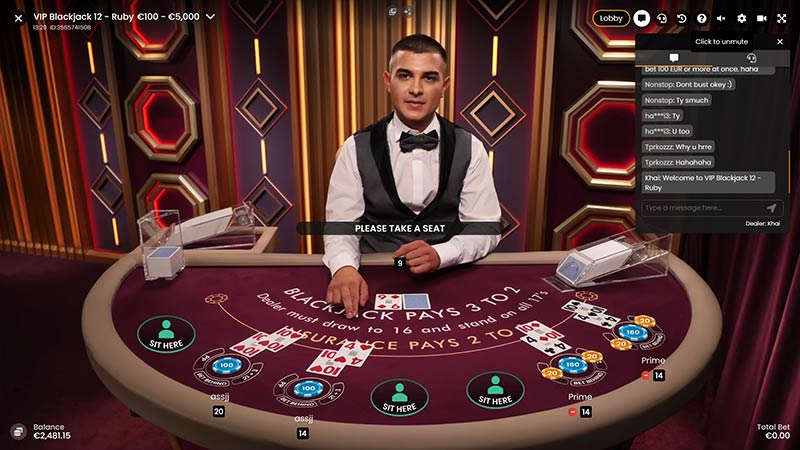 VIP Blackjack 12 Ruby