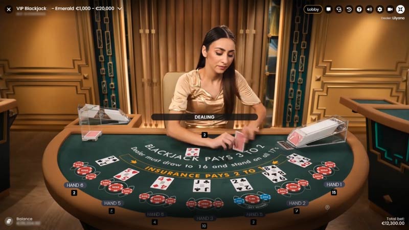 VIP Blackjack 14 Emerald