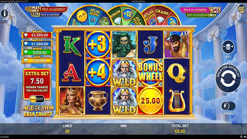 Age of the Gods Cash Collect
