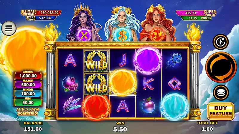 Age of the Gods Gold Trio