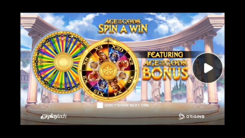 Age of the Gods Spin a Win