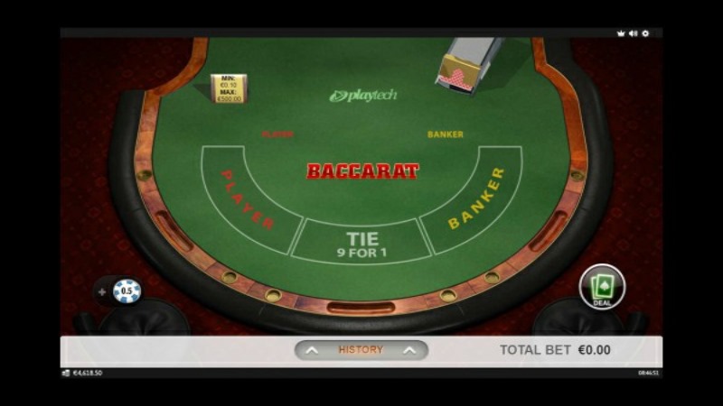 Baccarat Without Sidebets