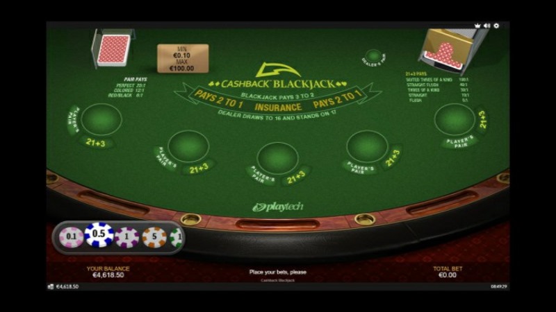 Blackjack Cashback