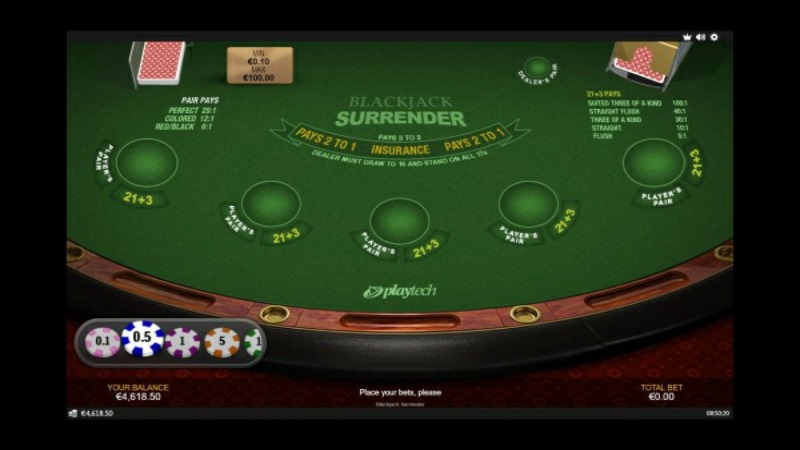 Blackjack Surrender