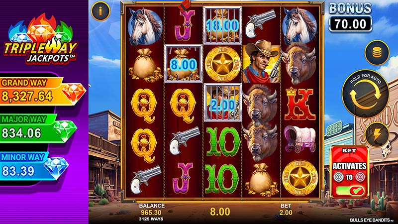 Bulls Eye Bandits Tripleway JP