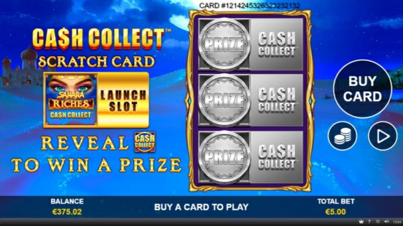 Cash Collect Scratchcard