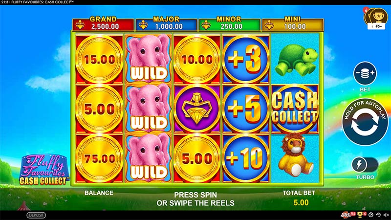 Fluffy Favourites Cash Collect