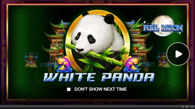 Full Moon White Panda